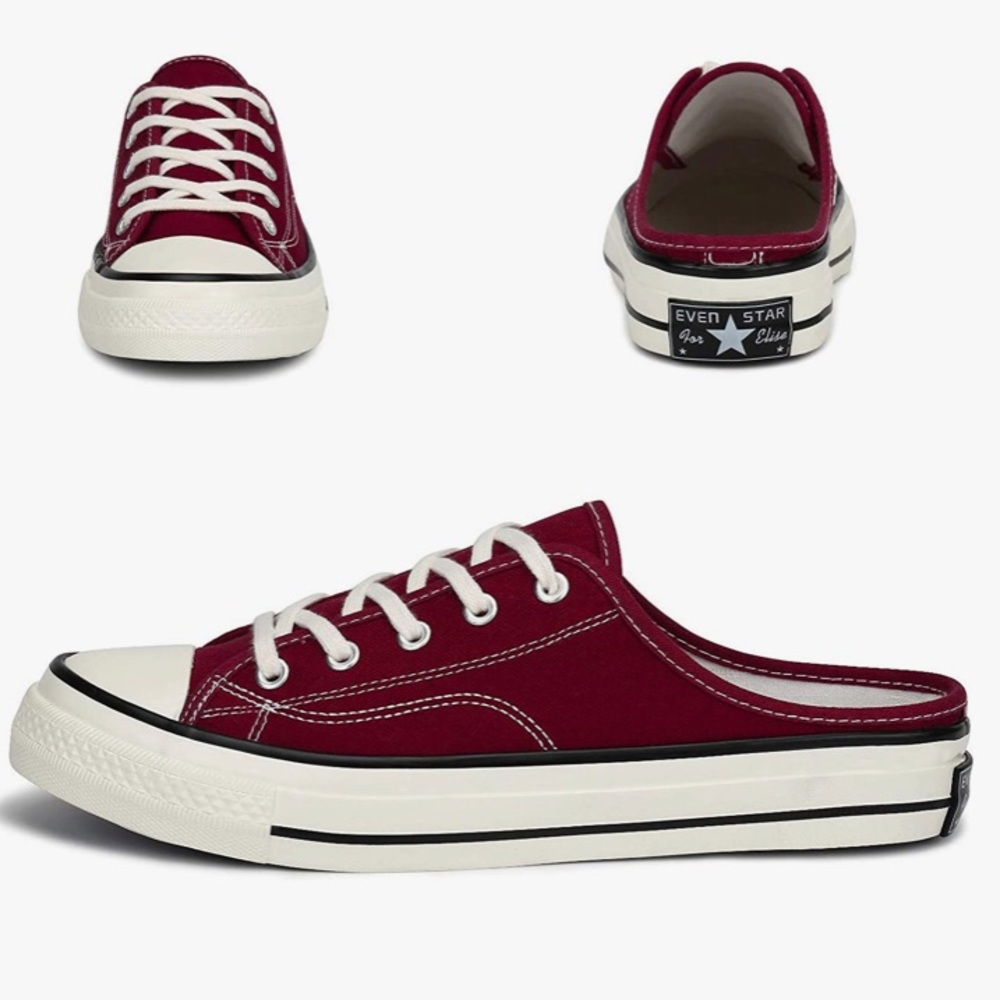 Casual Canvas Lace up Fashion Tennis shoes